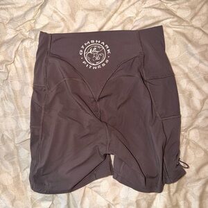 Gymshark Women's Dark Gray Bike Shorts